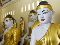 Gold Buddha Statues