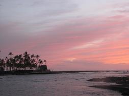 Temple Complex at Sunset