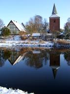 Winter Berkenthin Church