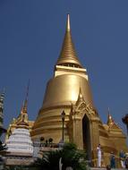 temple with a golden roof in thailand