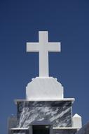 Stone Cross at Blue sky