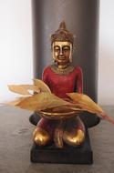 gold Buddha Meditation Gift statue