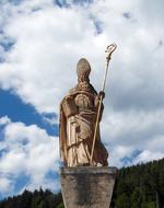 Bishop St Blasius Faith statue