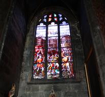 Stained Glass Window of Church