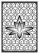 black and white lotus picture