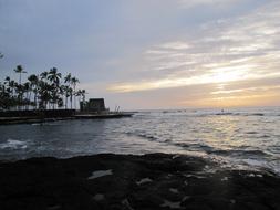 Temple on Sea beach