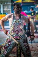 Temple Taiwan man