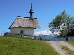 alpine mountain chapel