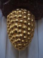 Grape as a Golden Ornament