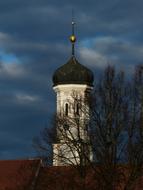 Steeple Ulm Holy Trinity Church tower