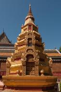 Gold Siem Reap Temple architecture