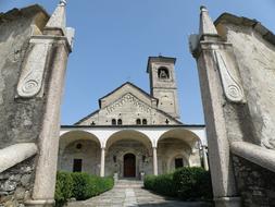 historical building, San Donato church, Italy, Brovello-Carpugnino