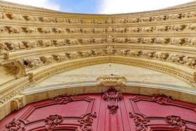 Cathedral Door Architecture in France