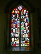 colorful religious stained glass
