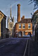 Beautiful landscape of Faversham with buildings, in Kent, England