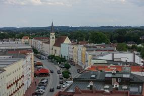 City Mühldorf Town Square