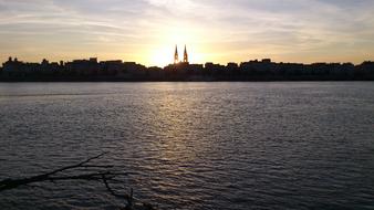 River Water at Sunset