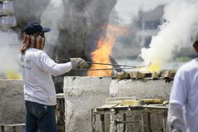 burning metal in thailand