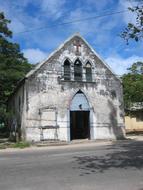 christian church with stone walls