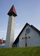 Church in Reykholt Iceland
