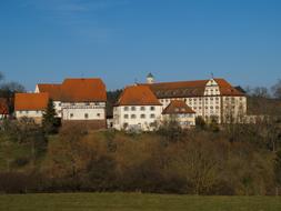 view of the monastery in Kirchberg