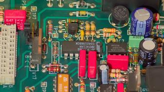 components of a printed circuit board