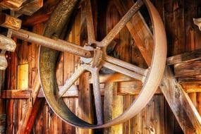 Mill Wheel wood