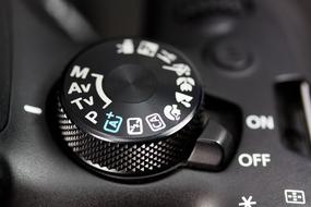 mode dial of Digital Camera, macro