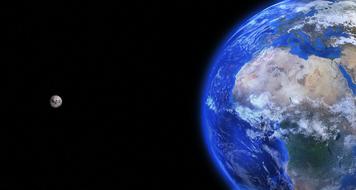 Earth and Moon