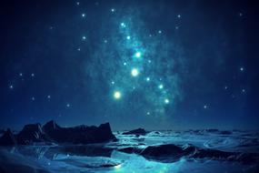 sky night romantic