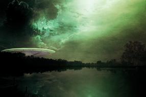 science fiction alien futuristic drawing