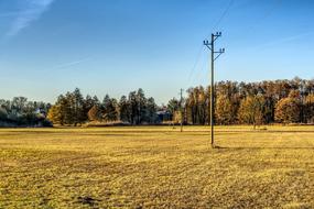 splendid Power Line Strommast
