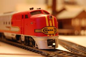 Train Toy Electric red santa