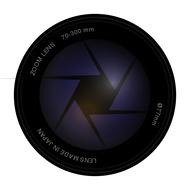 camera lens close-up