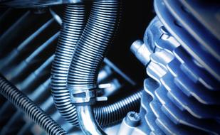 motorcycle motor close up