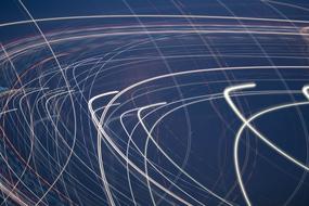 Light Movement Abstract drawing