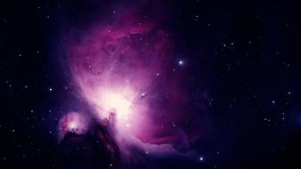 Beautiful and colorful Orion Nebula in the beautiful space with the stars