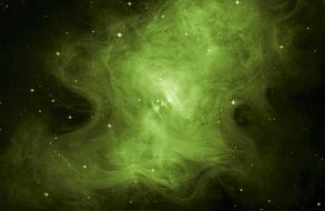 green universe in space