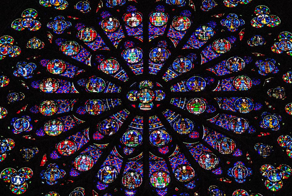 Glass Window Rosette