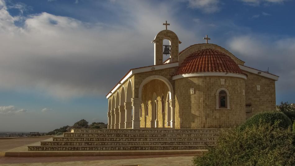 stone church in Ayios Epifanios