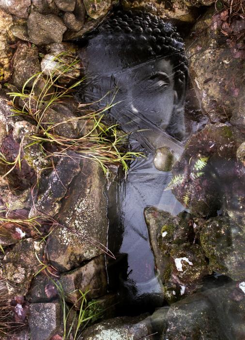 Buddha Statue underwater