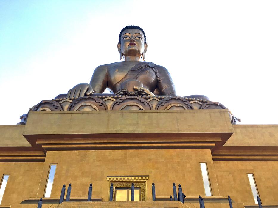 incredibly beautiful Big Buddha Thimphu