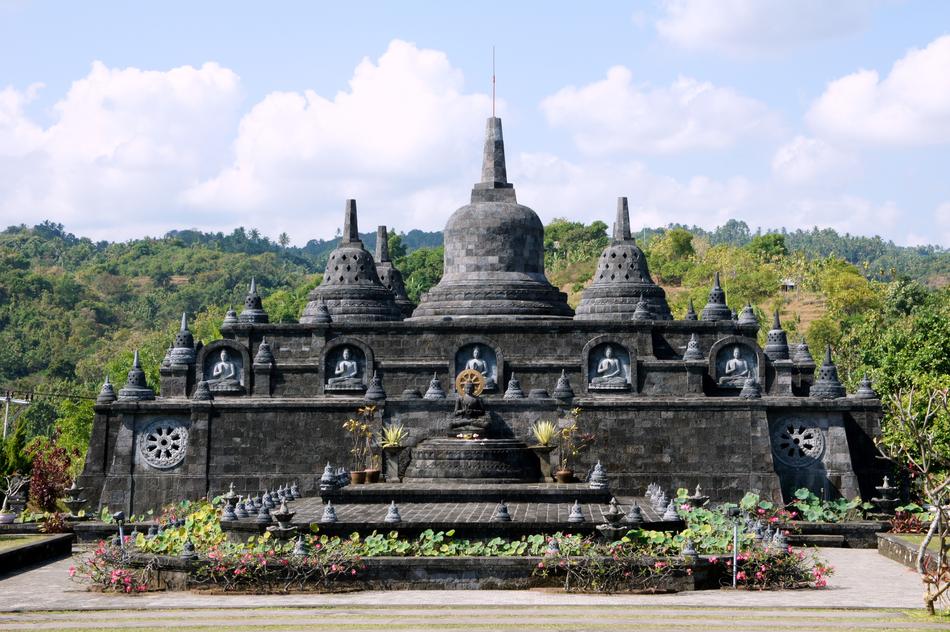 grey Temple Bali