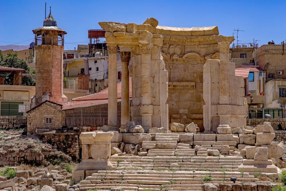 Roman Temple ruin, heliopolis, lebanon