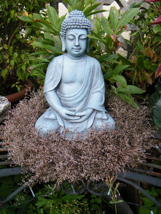 Buddha In The green Garden