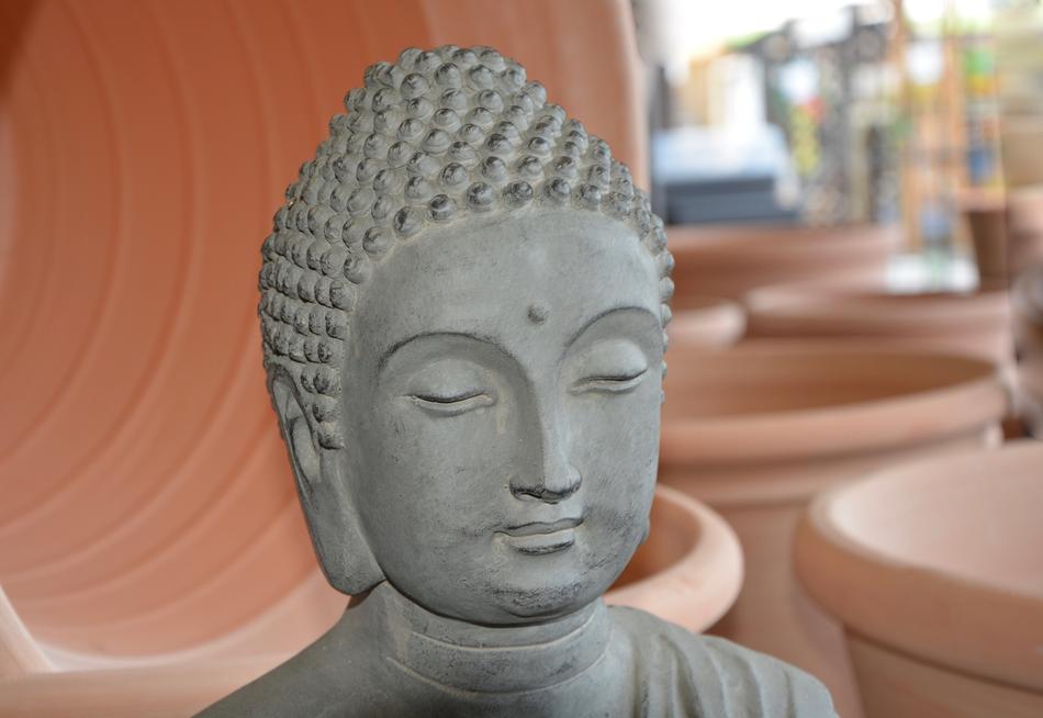 Buddha Head Meditation statue