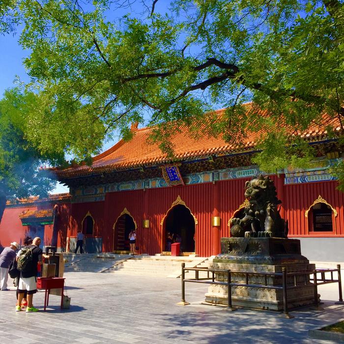 Classical Lama Temple in Asia