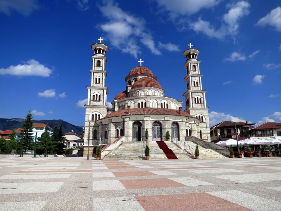 Church Architecture white brown