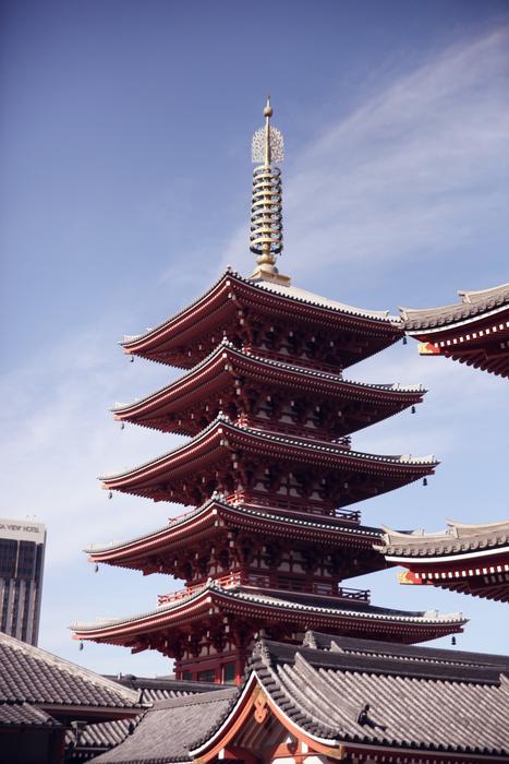Building Temple and blue sky