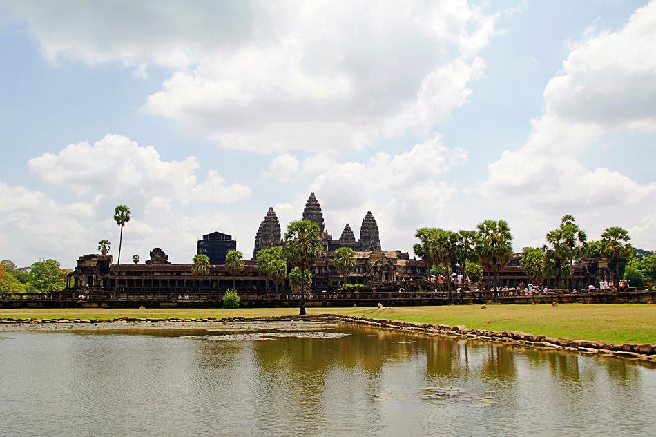 Angkor Cambodia pond
